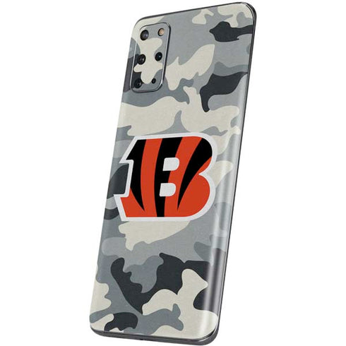 NFL Cincinnati Bengals Camo Galaxy S20 Plus Skin